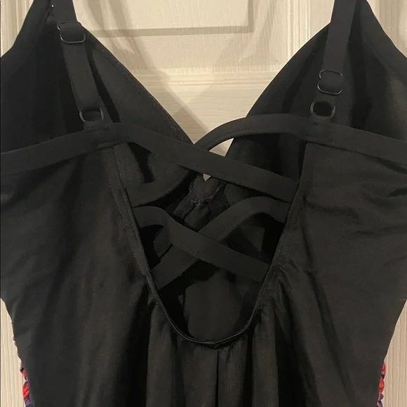 Miraclesuit Black, pink & blue One Piece Swimsuit - Picture 3 of 4